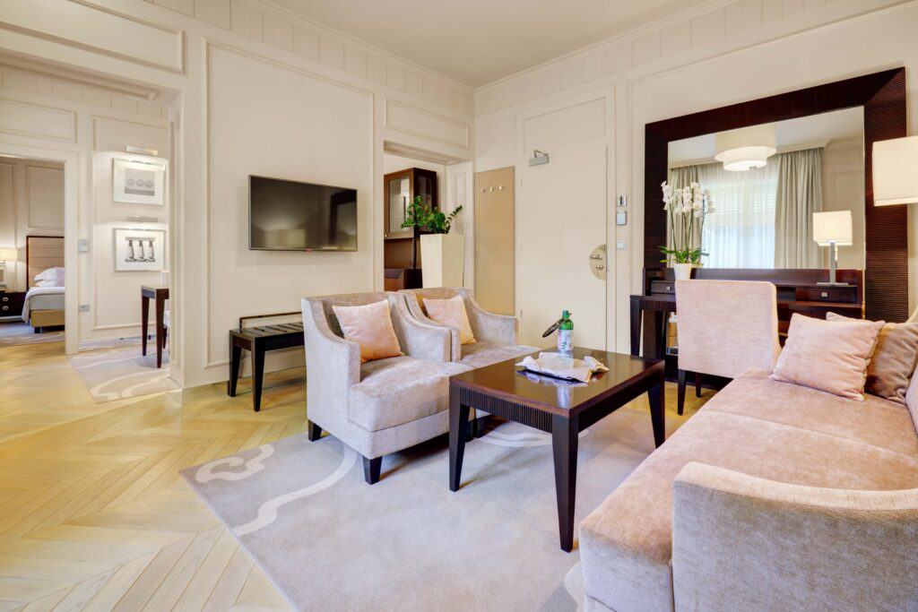 suitepark livroom2 - Suite mit Parkblick